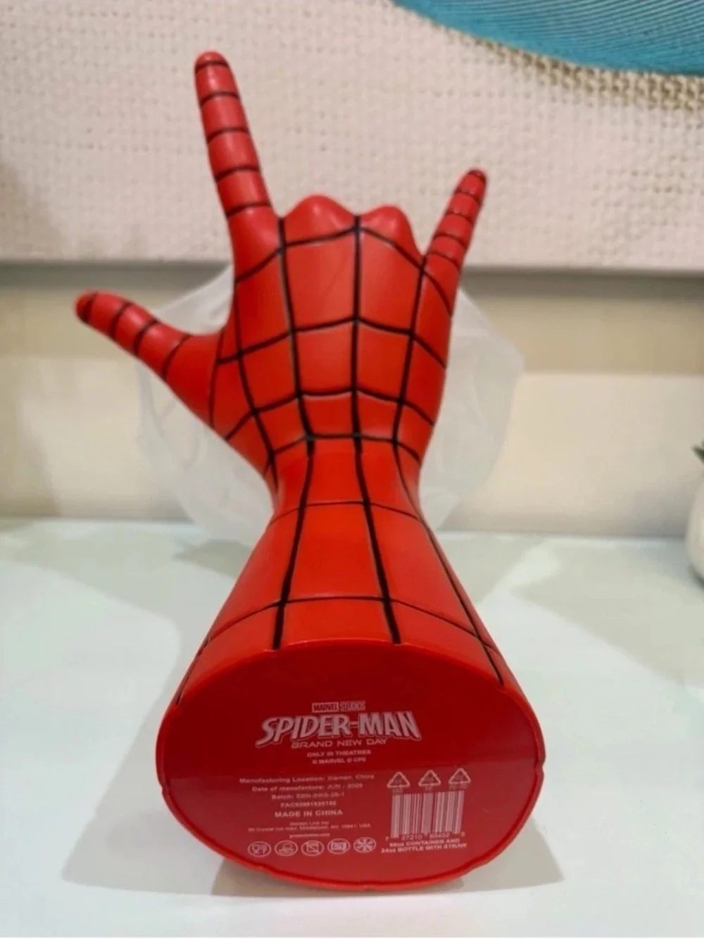 Spider-Man: Brand New Day 65oz/24oz Web Shooter Snack & Drink Container! New